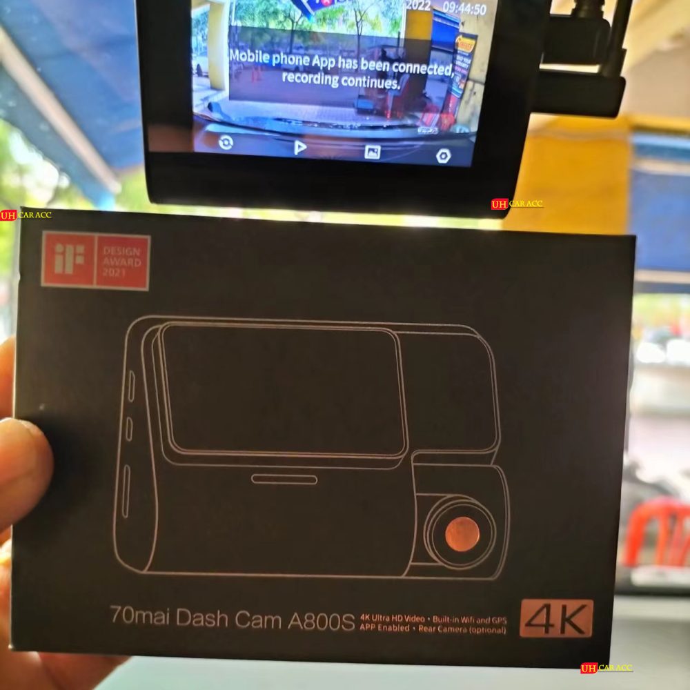 70 MAI A800S 4K DASH CAM – UH Car