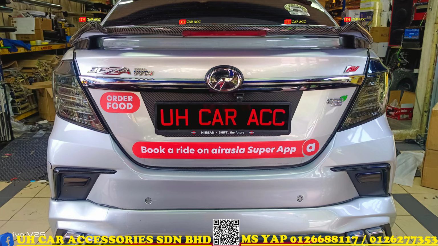 PERODUA BEZZA CARBON TRD SPORTIVO V3 SPOILER UH Car